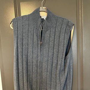 MEN'S Cashmere BLUE PETER MILLAR SWEATER VEST - Medium